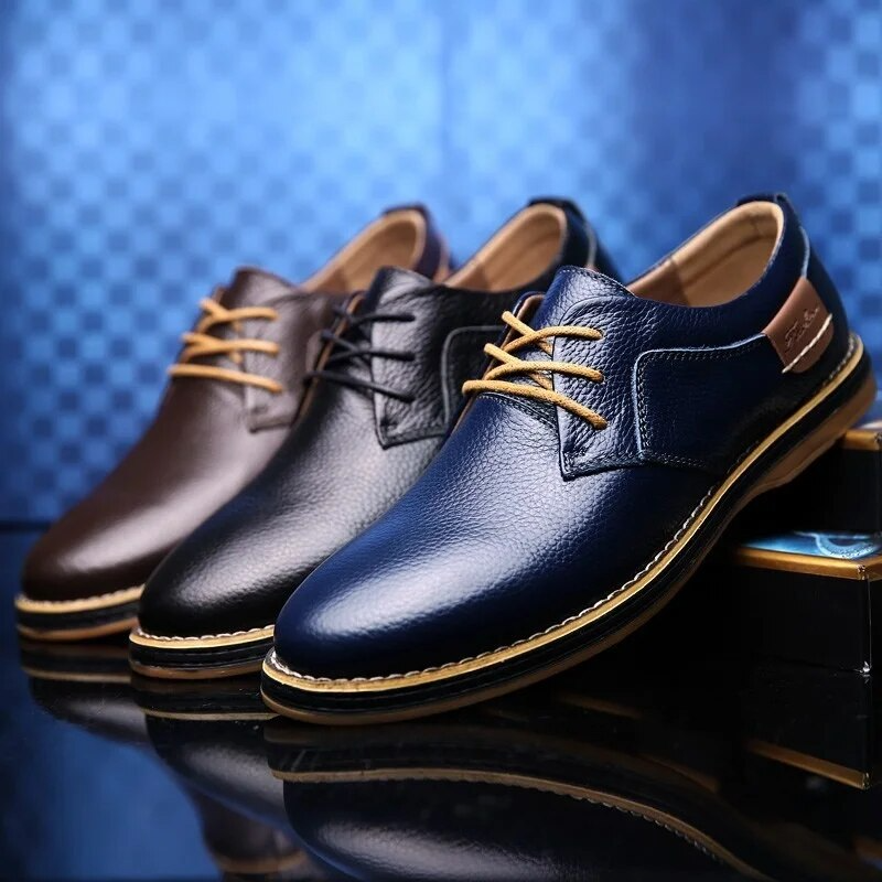 Chaussures en cuir véritable Lucas Wellington
