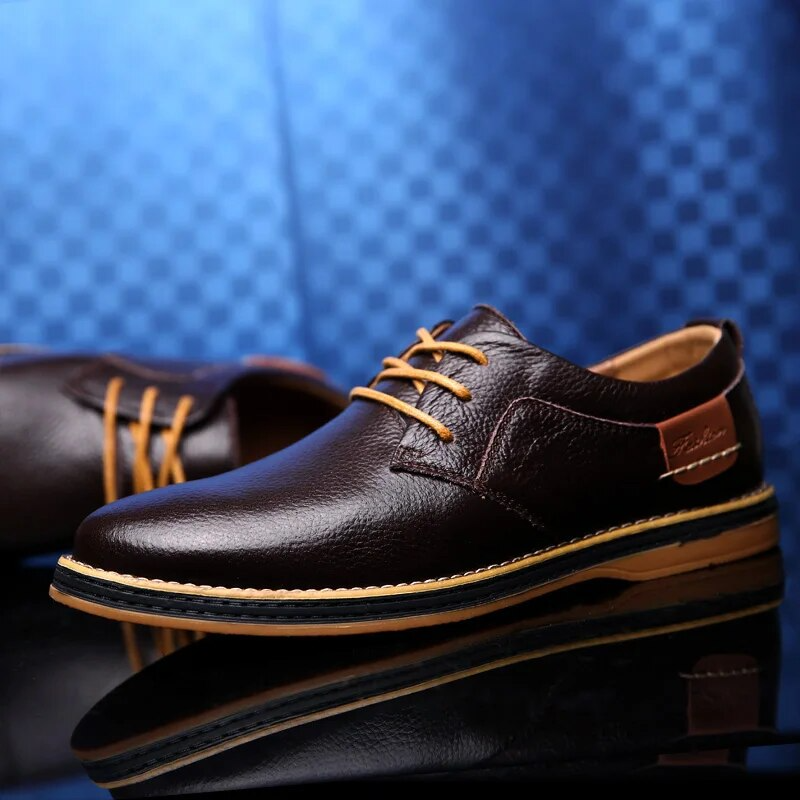 Chaussures en cuir véritable Lucas Wellington