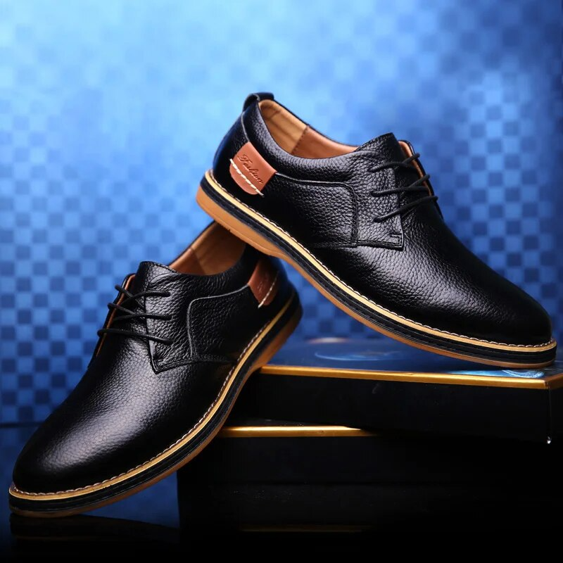 Chaussures en cuir véritable Lucas Wellington