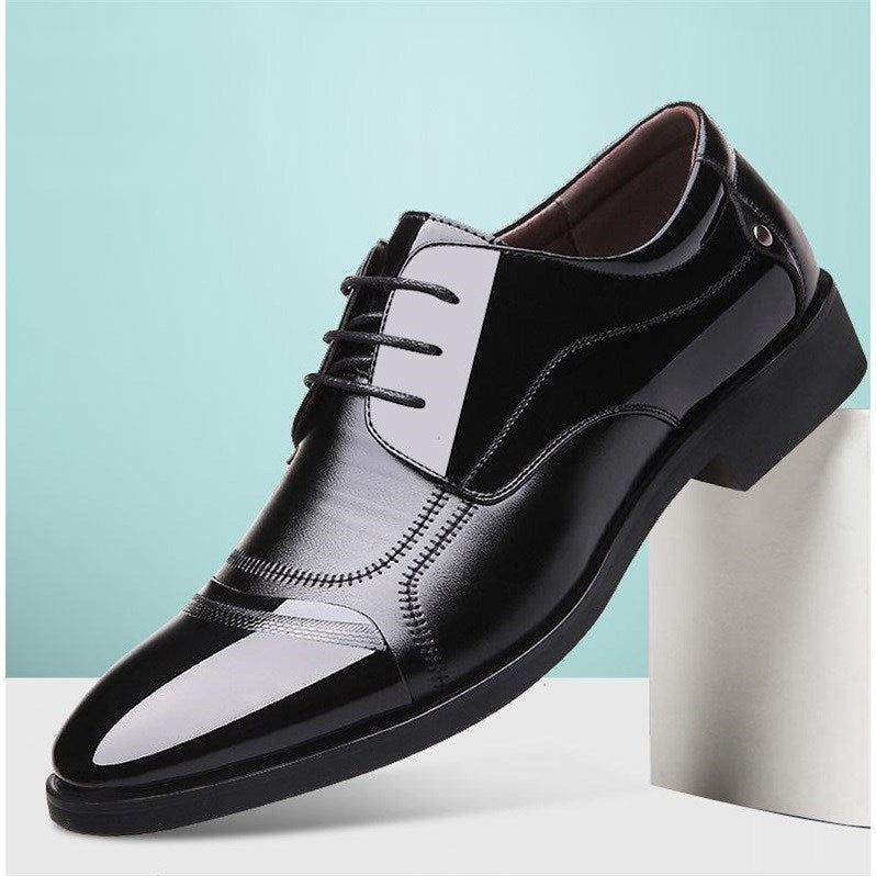 Chaussures richelieu en cuir verni