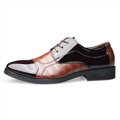 Chaussures richelieu en cuir verni