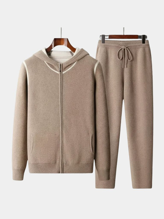 Ensemble Cachemire Belvoir Taupe