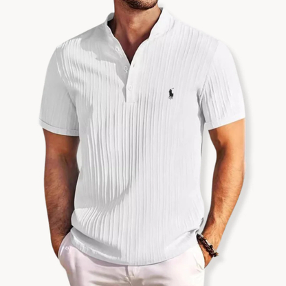 Camiseta Henley Acanalada L.C. - Venta de Liquidación