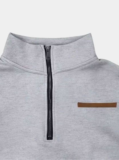 Urban High-Neck Sweater Slate