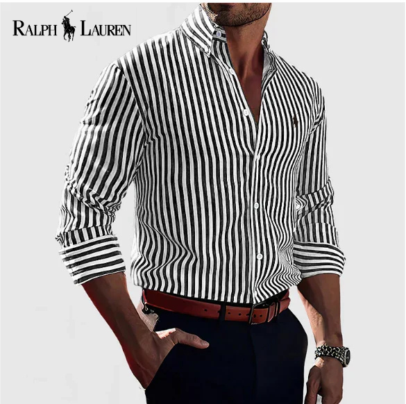 Chemise habillée rayée en coton ™ pour homme