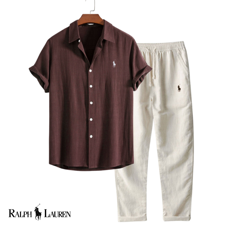 Ensemble d'été en lin pour homme ™