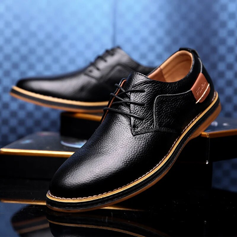 Chaussures en cuir véritable Lucas Wellington