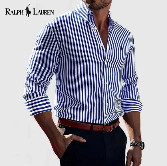 Chemise habillée rayée en coton ™ pour homme