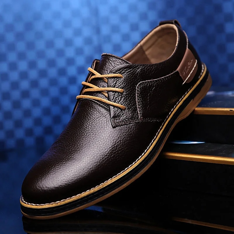 Chaussures en cuir véritable Lucas Wellington