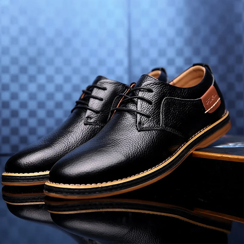 Chaussures en cuir véritable Lucas Wellington
