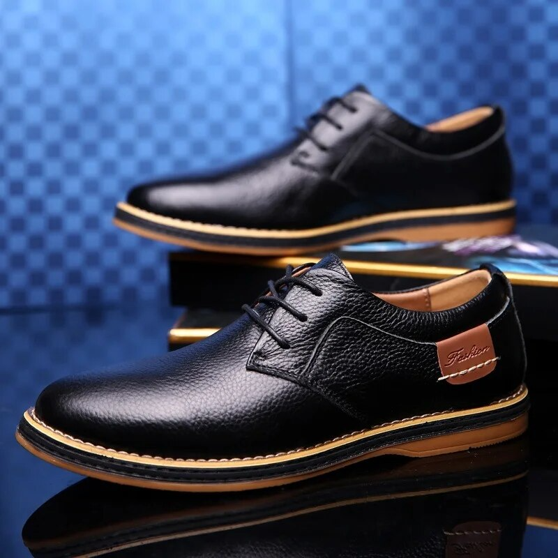 Chaussures en cuir véritable Lucas Wellington