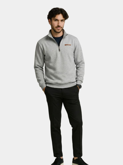 Urban High-Neck Sweater Slate