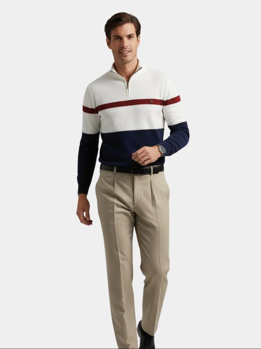 Jersey con cremallera corta Quarter-Zip - Cruz y Corona