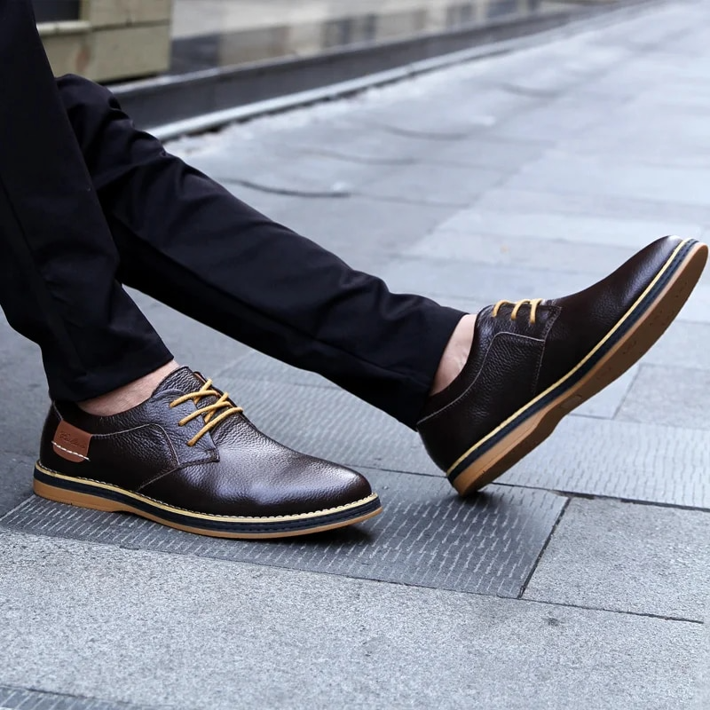 Chaussures en cuir véritable Lucas Wellington