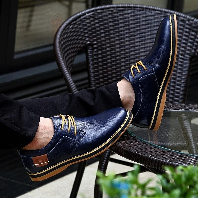 Chaussures en cuir véritable Lucas Wellington