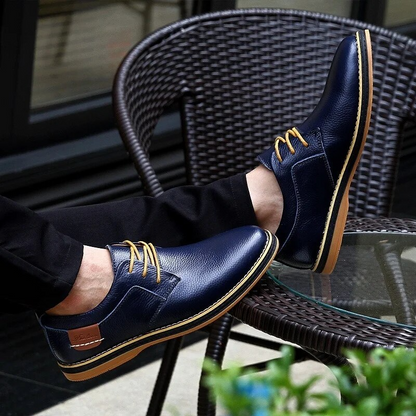 Chaussures en cuir véritable Lucas Wellington