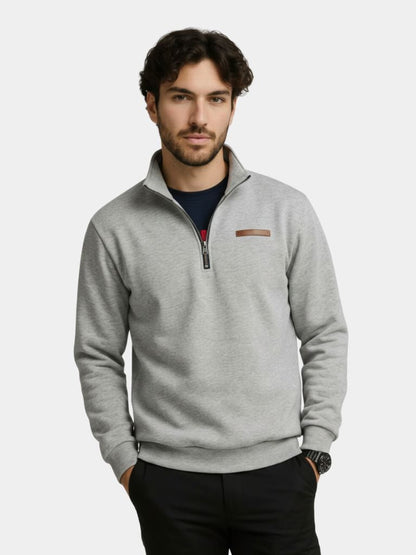 Urban High-Neck Sweater Slate