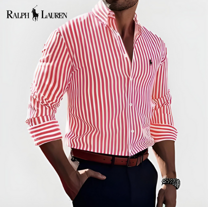 Chemise habillée rayée en coton ™ pour homme