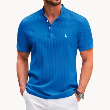 Camiseta Henley Acanalada L.C. - Venta de Liquidación