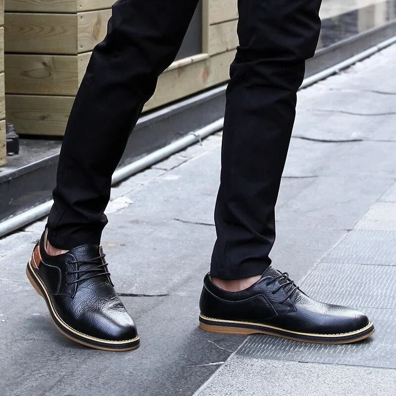 Chaussures en cuir véritable Lucas Wellington