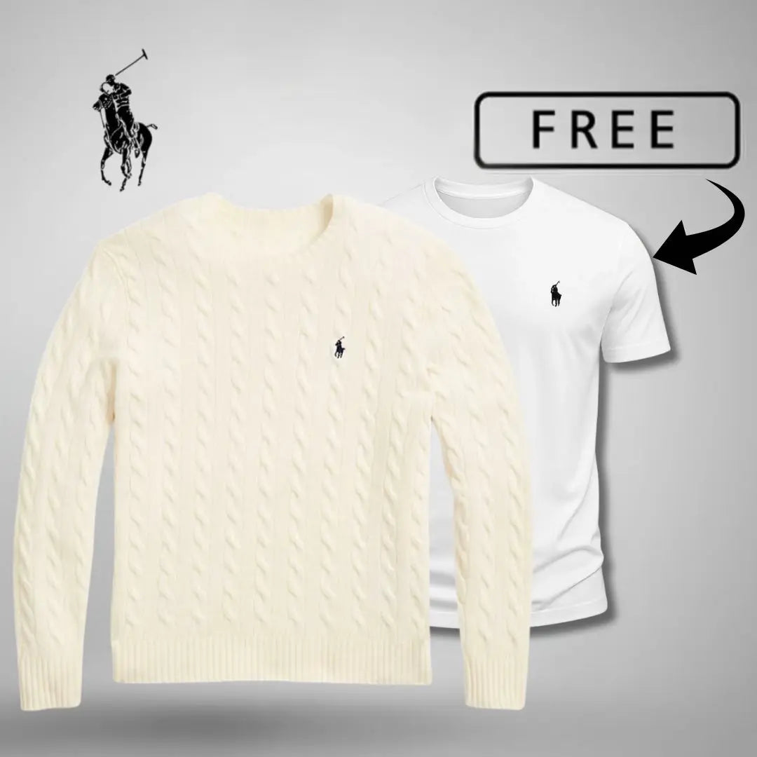 Pull Premium Homme™ + T-shirt Offert 🎁