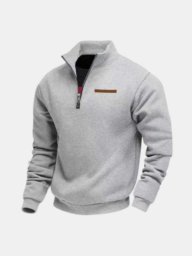 Urban High-Neck Sweater Slate