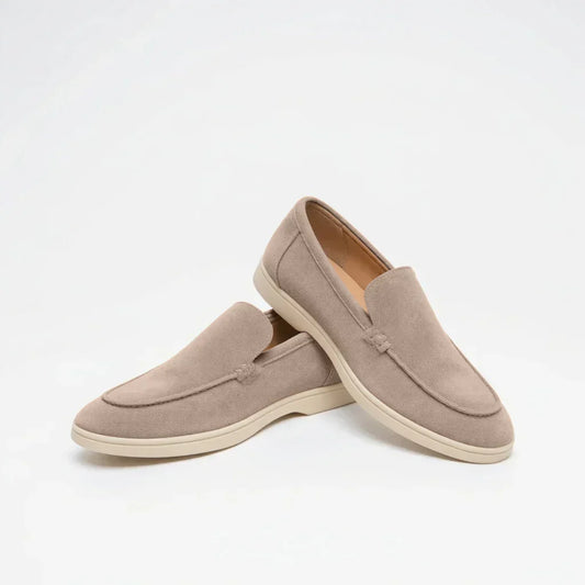 MONACO Mocasines de ante estilo Old Money