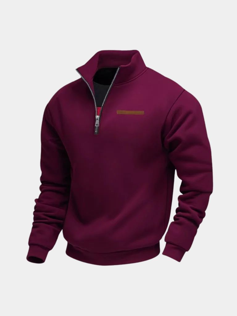 Urban High-Neck Sweater Slate