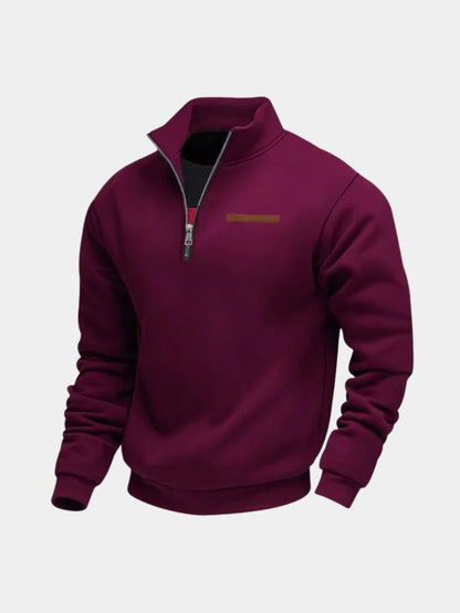 Urban High-Neck Sweater Slate