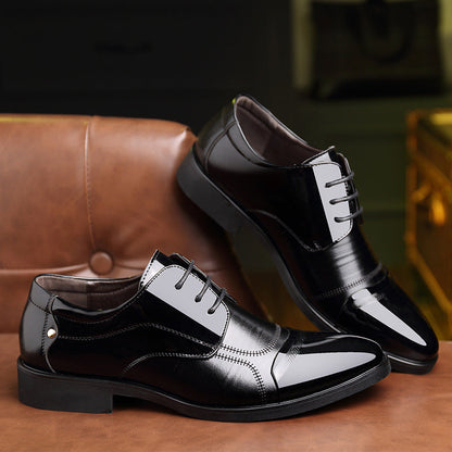Chaussures richelieu en cuir verni