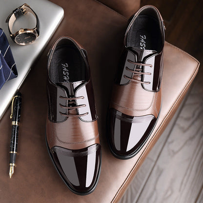 Chaussures richelieu en cuir verni