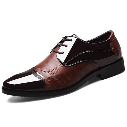 Chaussures richelieu en cuir verni