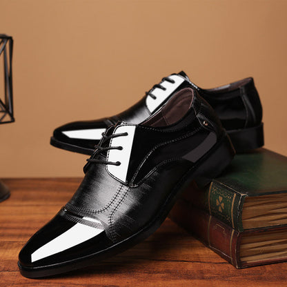 Chaussures richelieu en cuir verni