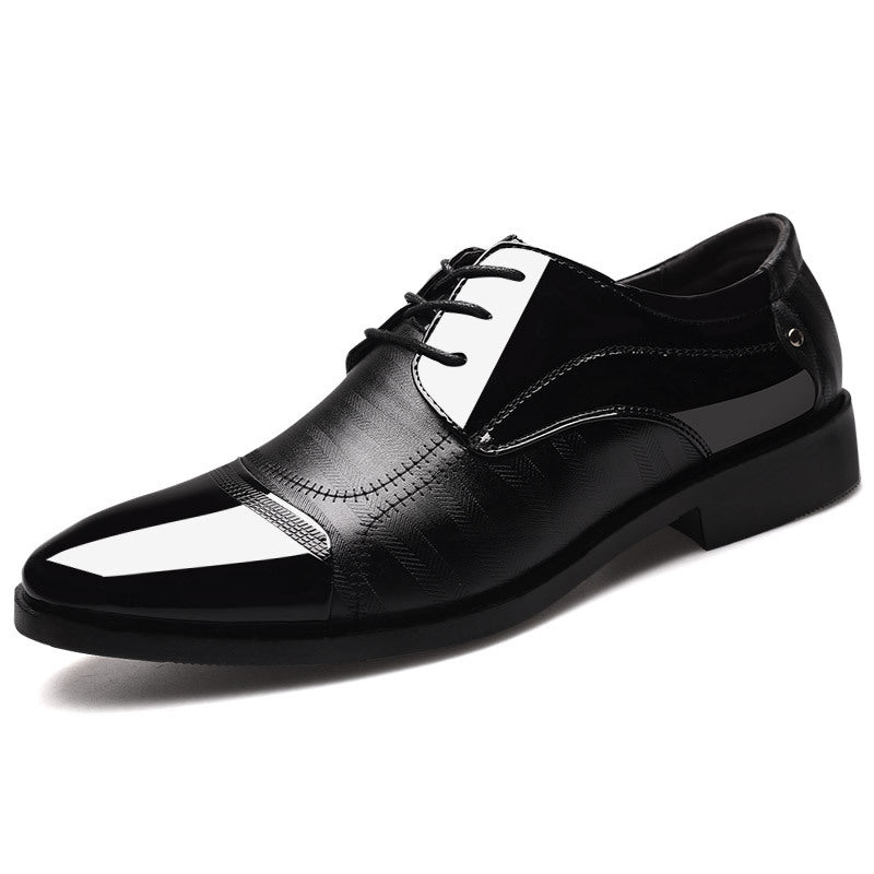 Chaussures richelieu en cuir verni