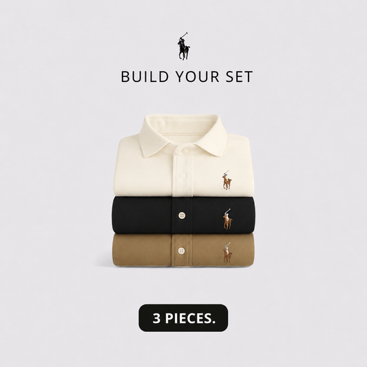 3-Piece Premium Dress Shirt Set