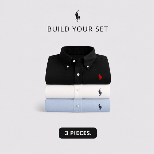 3-Piece Premium Dress Shirt Set