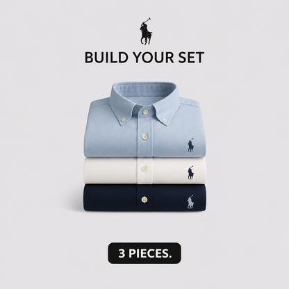Set de 3 Camisas de Vestir Premium