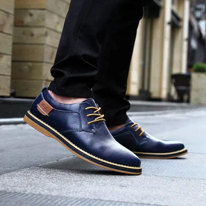 Chaussures en cuir véritable Lucas Wellington