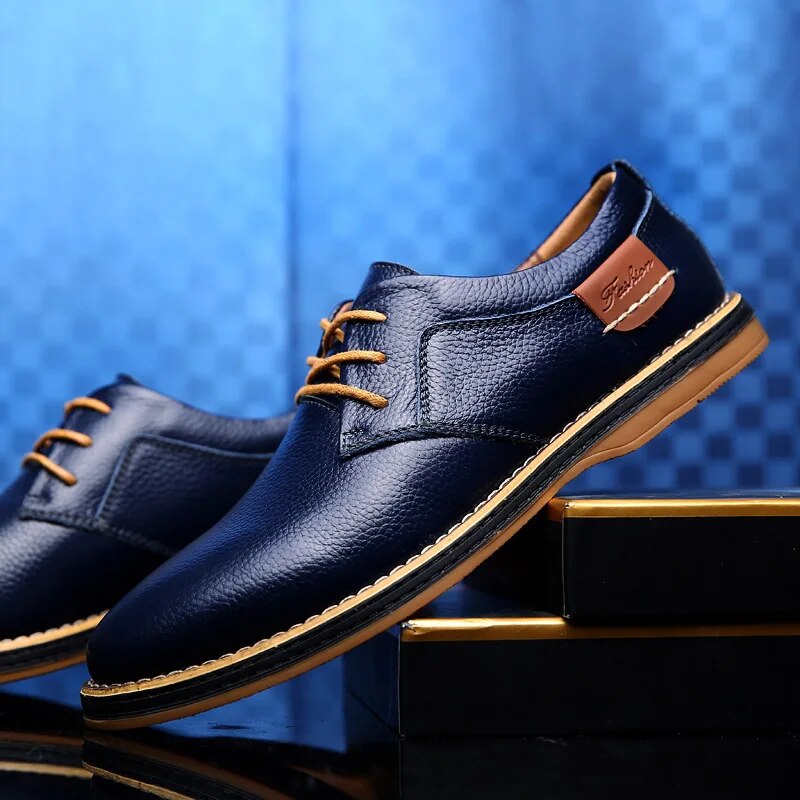 Chaussures en cuir véritable Lucas Wellington