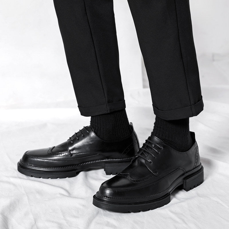 Zapatos de vestir Roberto de cuero genuino