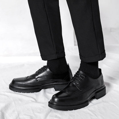 Zapatos de vestir Roberto de cuero genuino
