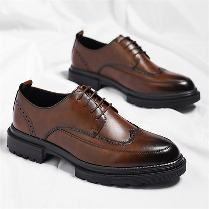 Zapatos de vestir Roberto de cuero genuino