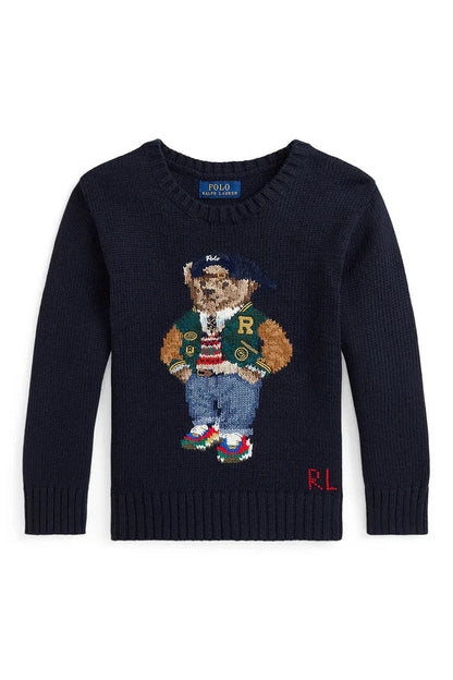 Conjunto para hombre 3 estilos RL Polo Bear Suéter Conjunto YANKEES