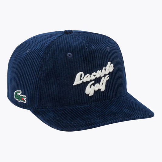 L.C Embroidered Corduroy Golf Cap