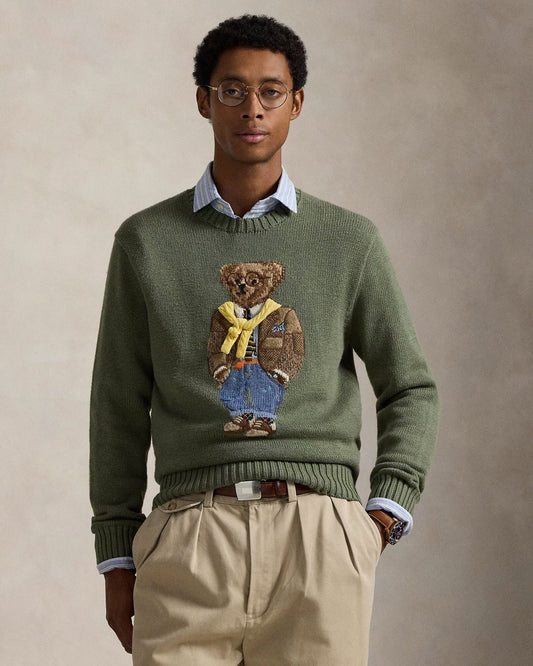 Pull Polo Bear homme