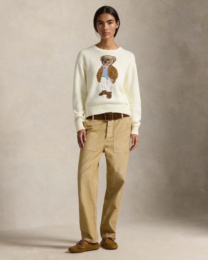 Pull en coton ras-du-cou Polo Bear pour homme