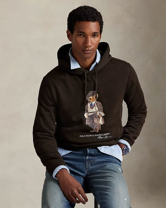Men's Polo Bear Fleece Hoodie