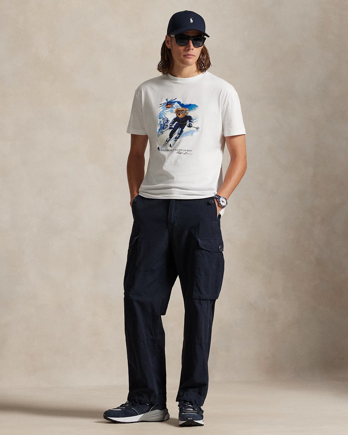 Men's Polo Bear Jersey T-Shirt Classic Fit