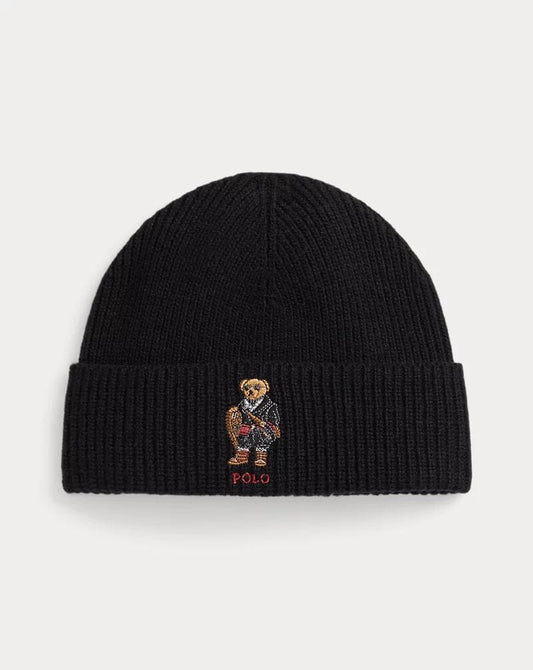 Bonnet côtelé Polo Bear pour homme