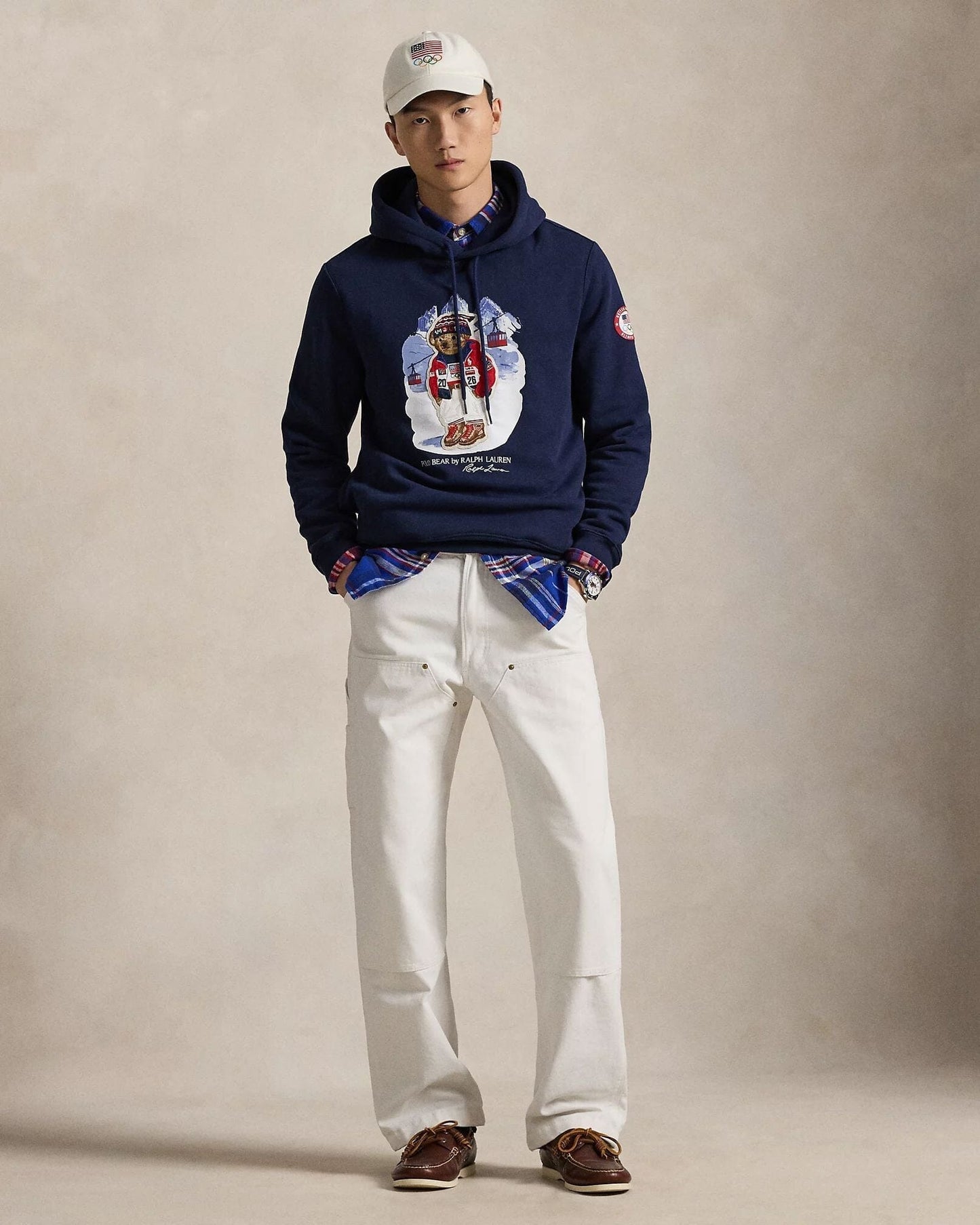 Sudadera con capucha del Polo Bear del equipo masculino de EE. UU.